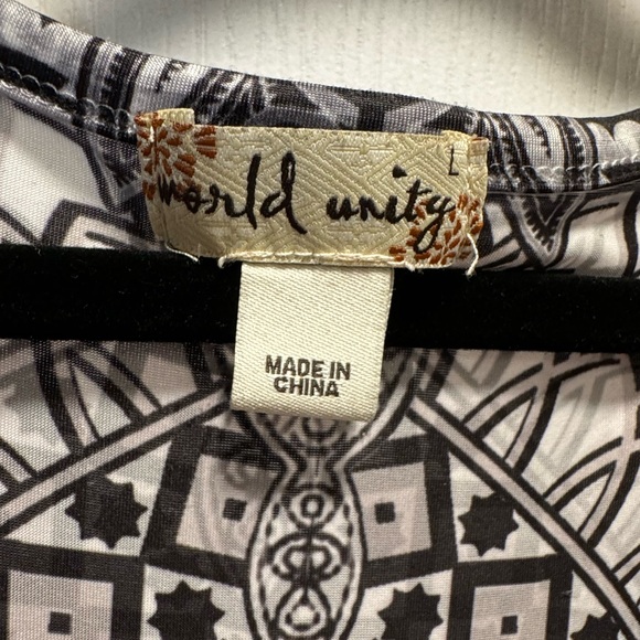 Unity World Polyester/Spandex Sleeveless embellished Dress Size Women's L - Picture 5 of 8